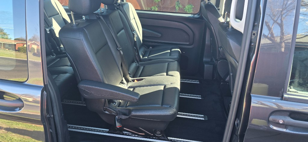 Van interior after detailing