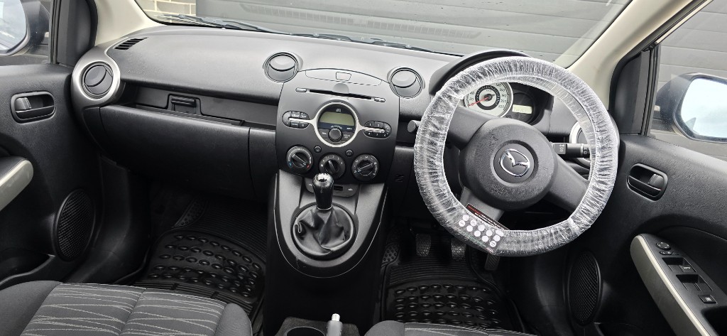 Clean Mazda interior after Premium+ treatment